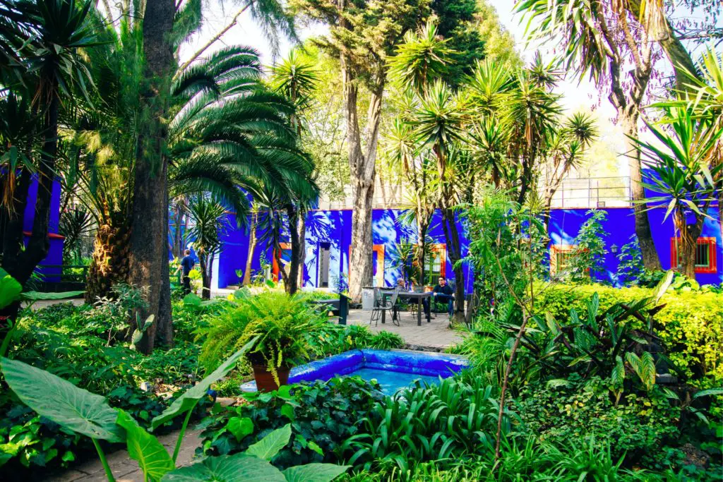 Casa Azul courtyard