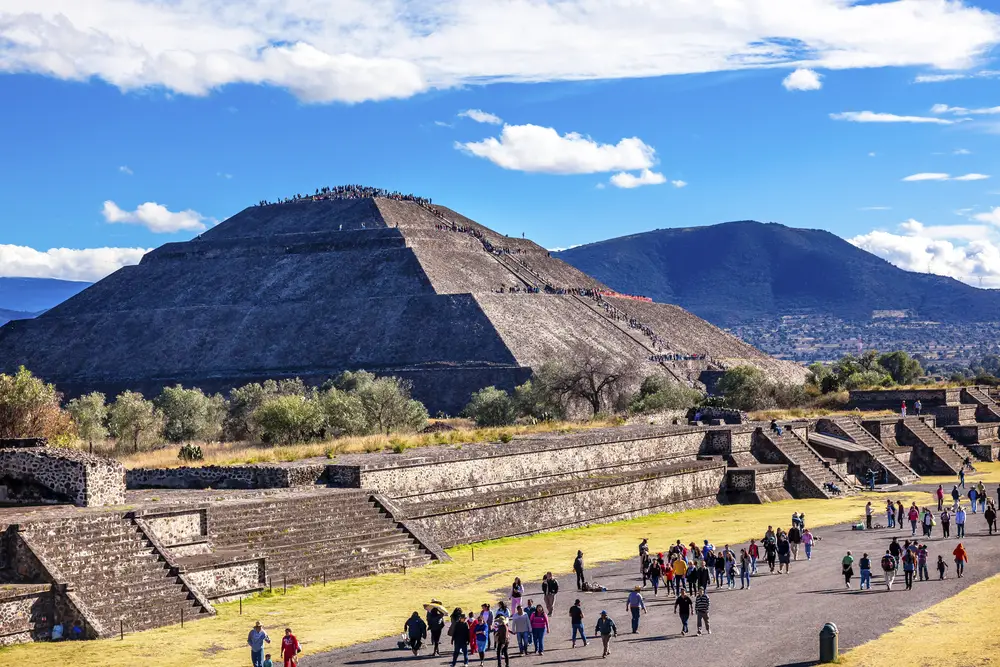 Temple of Sun Teotihuacan Mexico