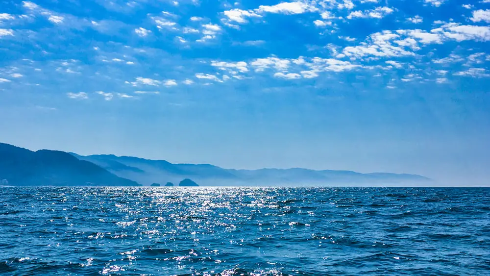 Puerto Vallarta mountains and sea